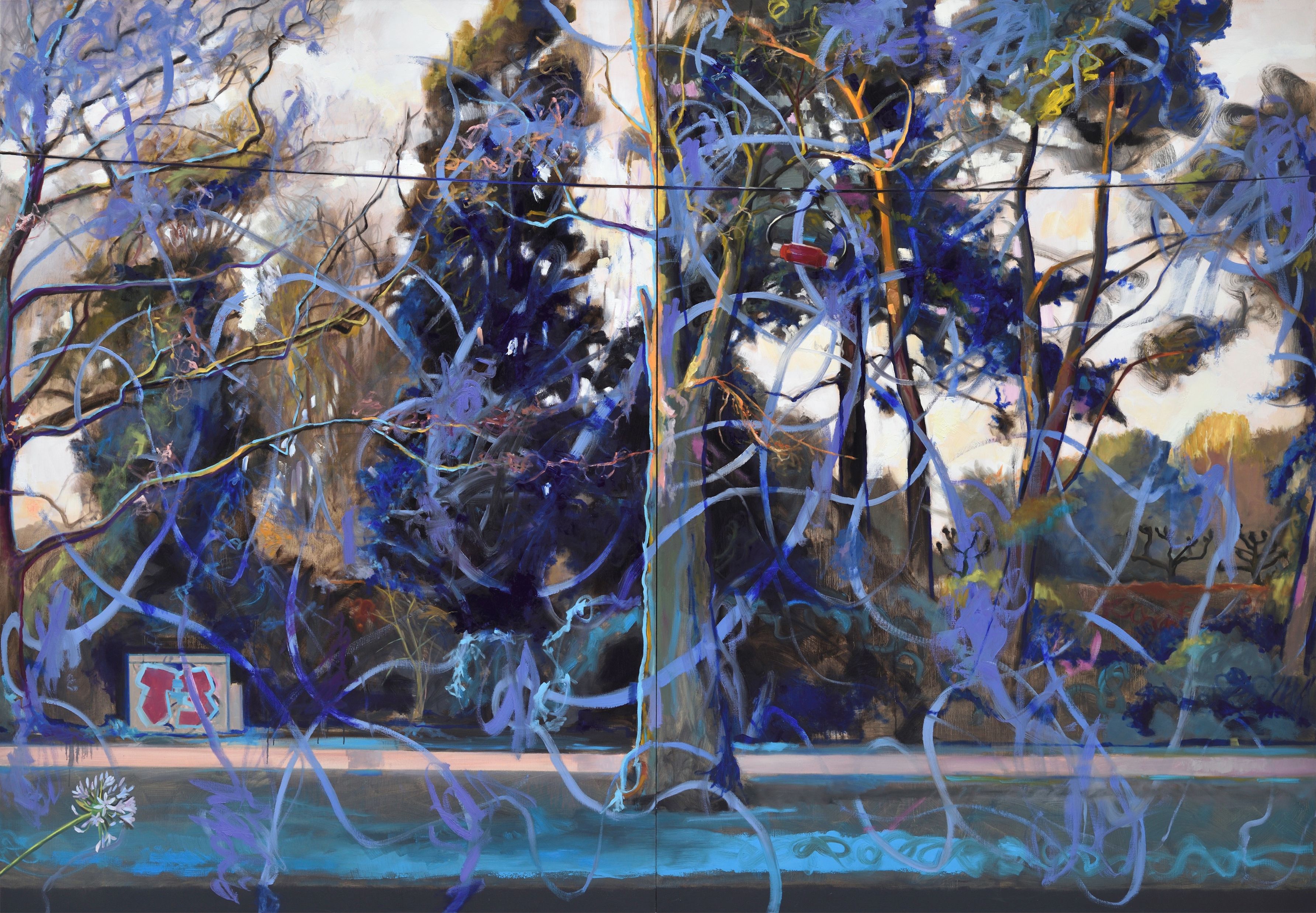 Park außen II - Caroline von Grone